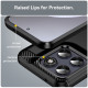Techsuit Carbon Silicone Motorola Moto G87 / G77 / G67 Black