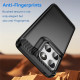 Techsuit Carbon Silicone Motorola Moto G37 / G37 Power / G47 / G57 Power / G67 Power Black