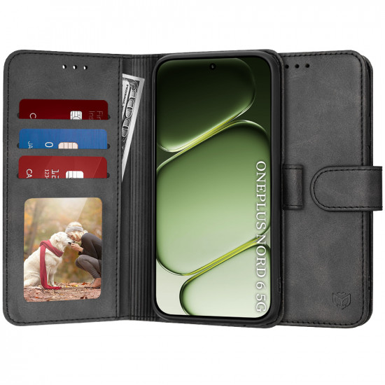 Techsuit Diary Book OnePlus Nord 6 Black