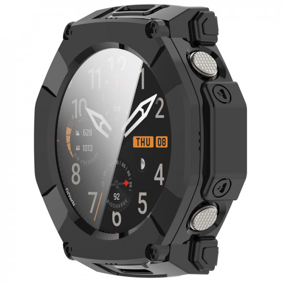 Techsuit Defense360 Pro + Screen Protector Amazfit T Rex Ultra 2 Black