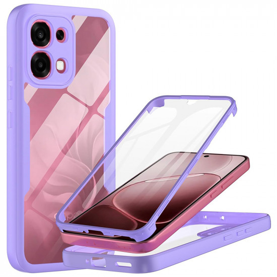 Techsuit ColorVerse 360 Series + Screen Protector Oppo A6 Pro 4G / A6 Pro 5G Purple