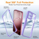 Techsuit ColorVerse 360 Series + Screen Protector Oppo A6 Pro 4G / A6 Pro 5G Purple