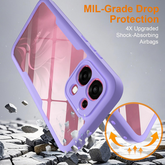 Techsuit ColorVerse 360 Series + Screen Protector Oppo A6 Pro 4G / A6 Pro 5G Purple