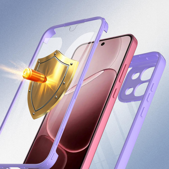 Techsuit ColorVerse 360 Series + Screen Protector Oppo A6 Pro 4G / A6 Pro 5G Purple