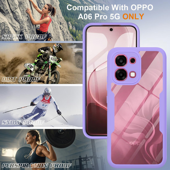 Techsuit ColorVerse 360 Series + Screen Protector Oppo A6 Pro 4G / A6 Pro 5G Purple