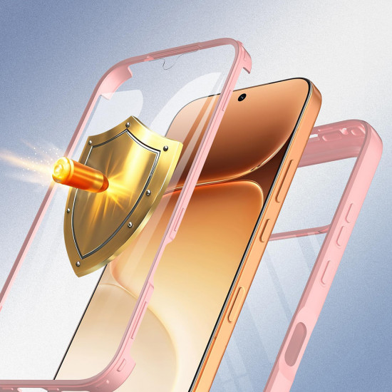 Techsuit ColorVerse 360 Series + Screen Protector Honor 600 / 600 Pro Pink