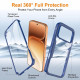 Techsuit ColorVerse 360 Series + Screen Protector Honor 600 / 600 Pro Blue