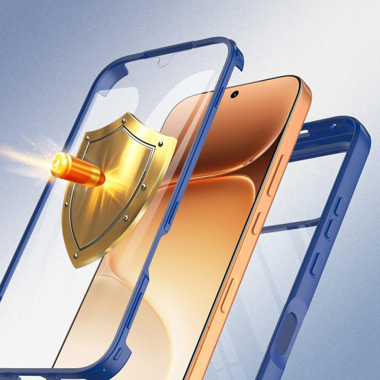 Techsuit ColorVerse 360 Series + Screen Protector Honor 600 / 600 Pro Blue