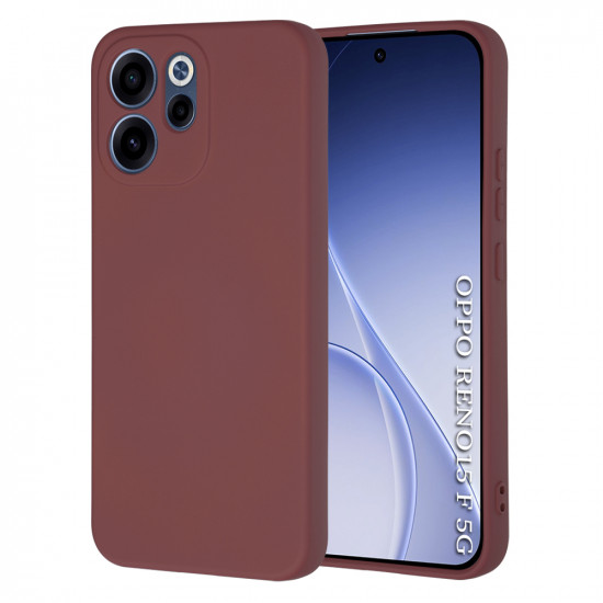 Techsuit SoftFlex Oppo Reno15 F / Reno15 FS 5G Plum Red