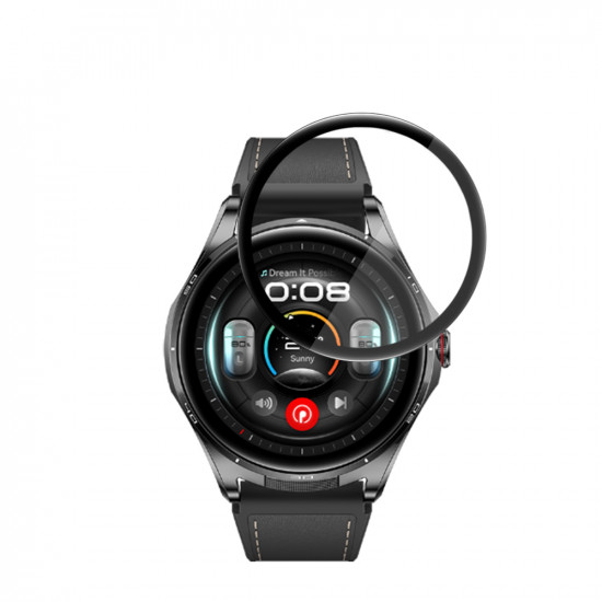 Techsuit Nano Flex (2 pack) Huawei Watch Buds 2 Black