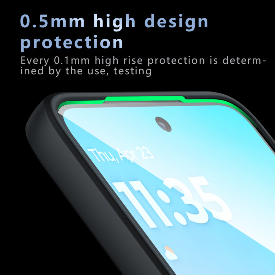 Techsuit PureFrost MagSafe Motorola Moto G77 / G67 Frosted Black Techsuit PureFrost MagSafe Motorola Moto G77 / G67 Frosted Black