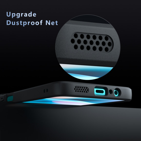 Techsuit PureFrost MagSafe Motorola Moto G77 / G67 Frosted Black Techsuit PureFrost MagSafe Motorola Moto G77 / G67 Frosted Black