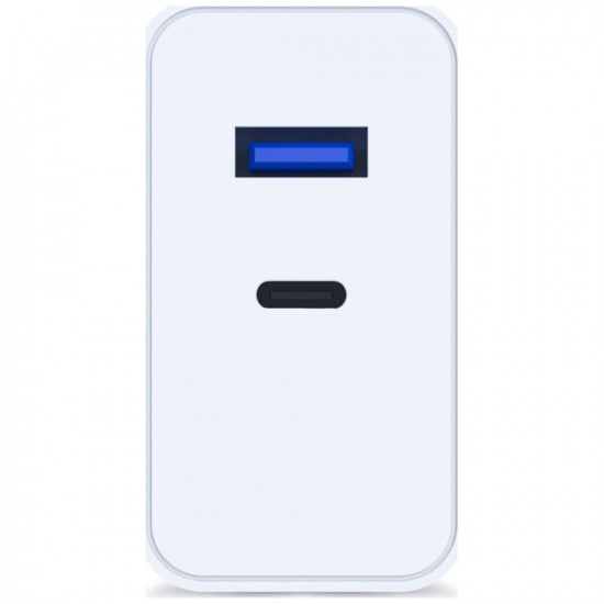 3MK FlowPower Wall Charger USB-A + USB-C 45W PD 3.0 QC4+ white