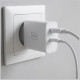 3MK FlowPower Wall Charger USB-A + USB-C 45W PD 3.0 QC4+ white