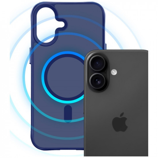 3MK Smoke MagCase Case for Apple iPhone 17 Blue