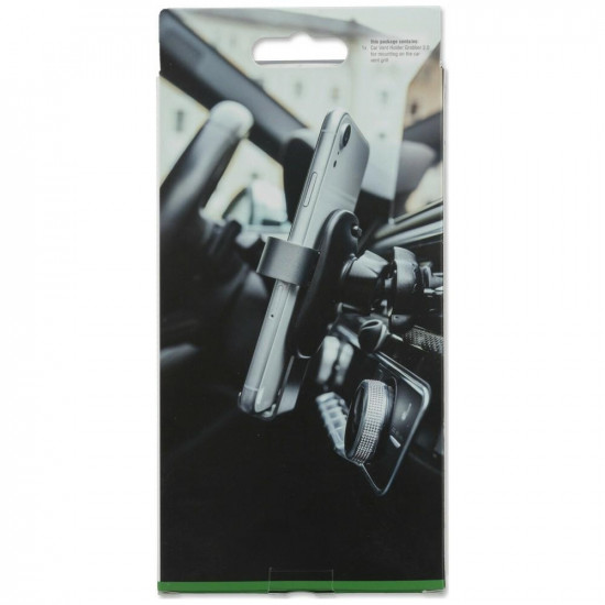Car Ventilation Grille Holder 4smarts Grabber 2.0 black gray Car Ventilation Grille Holder 4smarts Grabber 2.0 black gray