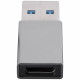 4smarts Passive USB-A 3.0 to USB-C 2 pcs adapter. silver 4smarts Passive USB-A 3.0 to USB-C 2 pcs adapter. silver