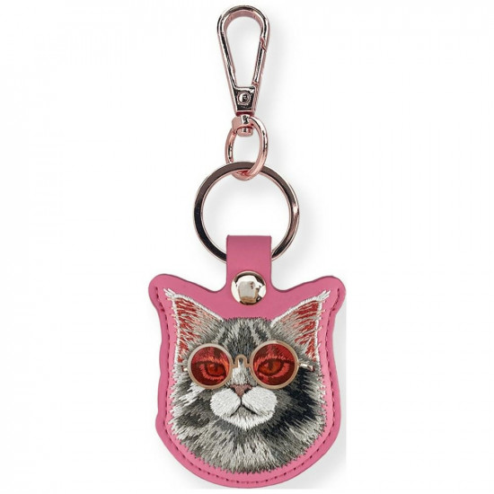 Case locatorr Nimmy Glasses Cool and Cute Cat pink Case locatorr Nimmy Glasses Cool and Cute Cat pink