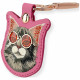 Case locatorr Nimmy Glasses Cool and Cute Cat pink Case locatorr Nimmy Glasses Cool and Cute Cat pink