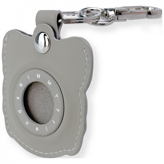Case locatorr Nimmy Glasses Cool and Cute Dog gray