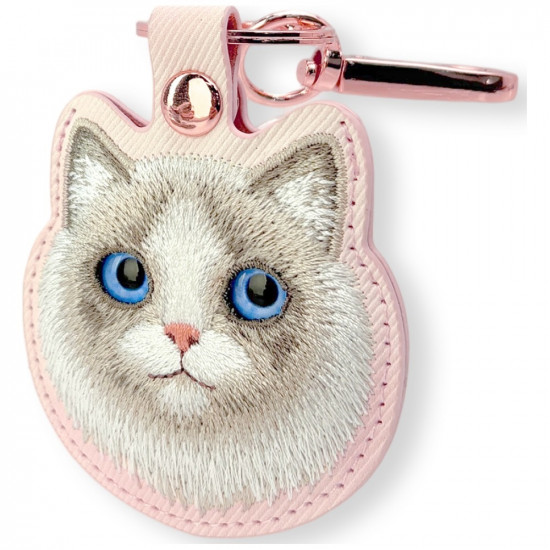 Case Locator Nimmy New Big Eyed Pet 2.0 Cat pink