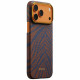 Case PITAKA Edge Case Breath of Veins for iPhone 17 Pro burning orange