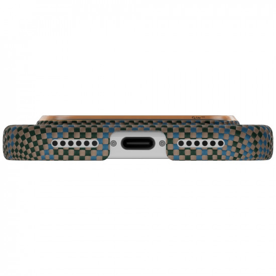 Case PITAKA Edge Case Breath of Veins for iPhone 17 Pro dive green