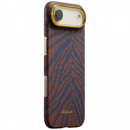 Case PITAKA Edge Case Breath of Veins for iPhone Air burning orange