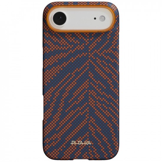 Case PITAKA Edge Case Breath of Veins for iPhone Air burning orange