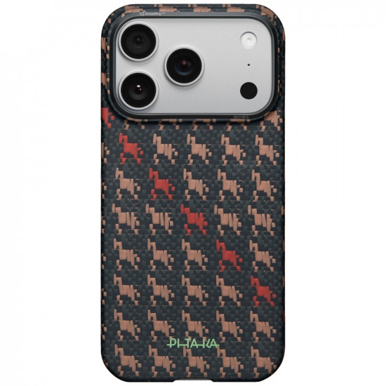 Case PITAKA Edge Case Happiness Rides In for iPhone 17 Pro ebon kylin Case PITAKA Edge Case Happiness Rides In for iPhone 17 Pro ebon kylin