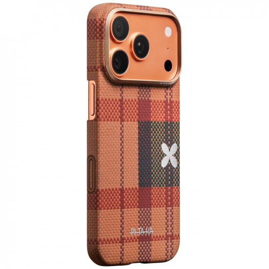 Case PITAKA Flora in Grid Edge for iPhone 17 Pro cloud dusk Case PITAKA Flora in Grid Edge for iPhone 17 Pro cloud dusk
