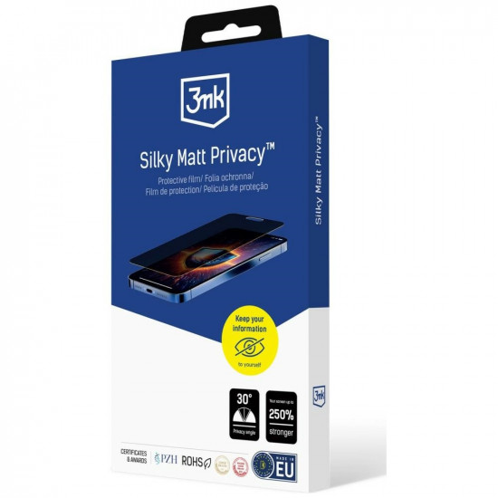 3MK Silky Matt Privacy Screen Protector for Motorola Moto G87 3MK Silky Matt Privacy Screen Protector for Motorola Moto G87