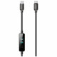 4smarts ScreenCord USB-C cable 240W 1.2 m, black 4smarts ScreenCord USB-C cable 240W 1.2 m, black