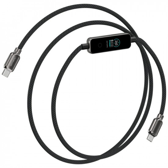 4smarts ScreenCord USB-C cable 240W 1.2 m, black 4smarts ScreenCord USB-C cable 240W 1.2 m, black