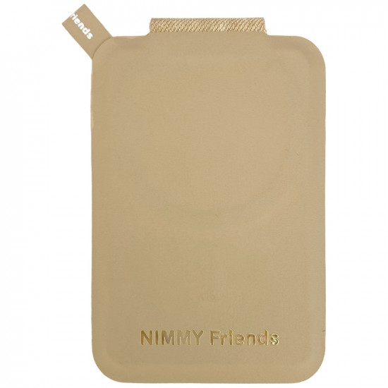 Magnetic phone wallet stand Nimmy New Big-Eye Cute Pets 2.0 Cat brown