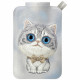 Magnetic phone wallet stand Nimmy New Big-Eye Cute Pets 2.0 Cat gray Magnetic phone wallet stand Nimmy New Big-Eye Cute Pets 2.0 Cat gray