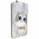 Magnetic phone wallet stand Nimmy New Big-Eye Cute Pets 2.0 Cat gray Magnetic phone wallet stand Nimmy New Big-Eye Cute Pets 2.0 Cat gray