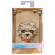 Magnetic phone wallet stand Nimmy New Big-Eye Cute Pets 2.0 Dog brown