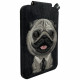 Magnetic phone wallet stand Nimmy New Big-Eye Cute Pets 2.0 Dog black Magnetic phone wallet stand Nimmy New Big-Eye Cute Pets 2.0 Dog black
