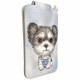 Magnetic phone wallet stand Nimmy New Big-Eye Cute Pets 2.0 Dog gray