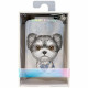 Magnetic phone wallet stand Nimmy New Big-Eye Cute Pets 2.0 Dog gray