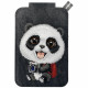 Magnetic phone wallet stand Nimmy New Big-Eye Cute Pets 2.0 Panda black Magnetic phone wallet stand Nimmy New Big-Eye Cute Pets 2.0 Panda black