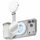Magnetic smartphone holder with 4smarts photographic grip fill light and wireless control white Magnetic smartphone holder with 4smarts photographic grip fill light and wireless control white