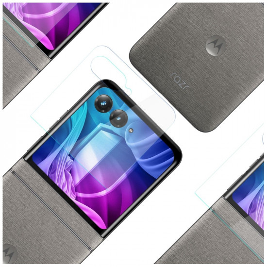 Matte 3MK Silky Matt Pro protective film for Motorola Razr 70