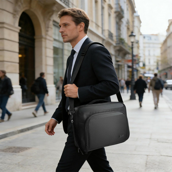 Laptop Bag 4smarts Target Eco Clamshell 15-16" black Laptop Bag 4smarts Target Eco Clamshell 15-16" black