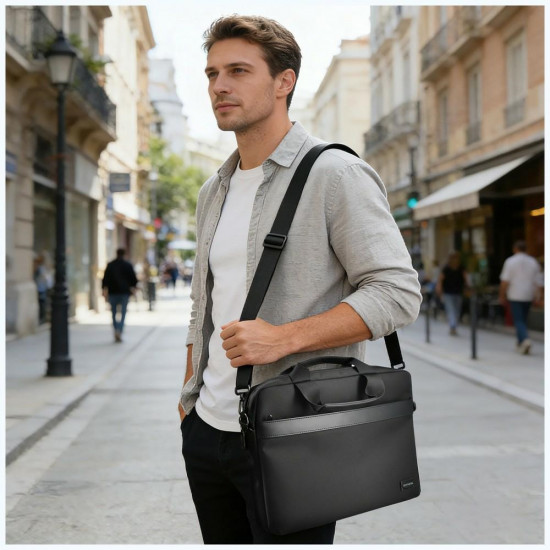 Laptop Bag 4smarts Target Eco Slim 15-16" black