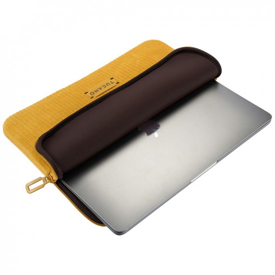 Laptop Bag Tucano Velluto 2 Sleeve 14" for MacBook yellow