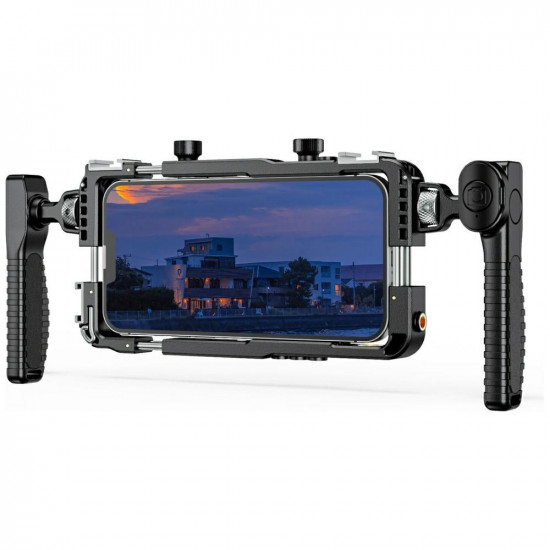 Universal video set for smartphone 4smarts with wireless remote black Universal video set for smartphone 4smarts with wireless remote black