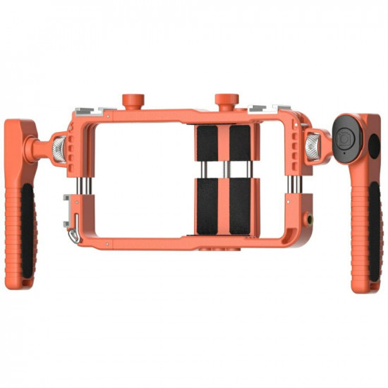 Universal video set for smartphone 4smarts with wireless remote orange Universal video set for smartphone 4smarts with wireless remote orange