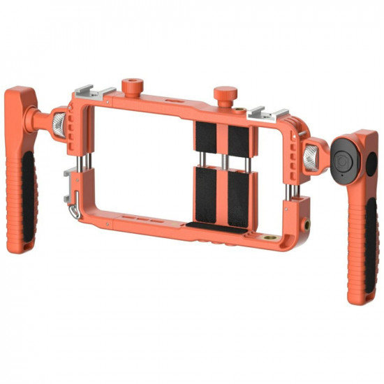 Universal video set for smartphone 4smarts with wireless remote orange Universal video set for smartphone 4smarts with wireless remote orange